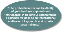 Please visit our Results page for complete quotes from this and other satisfied customers.
